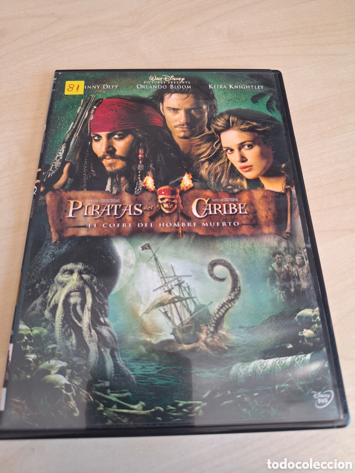 Cine: DVS57 piratas del caribe el cofre del hombre muerto DVD TAPA FINA