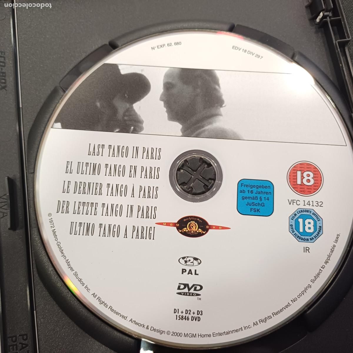 Cine: EL ULTIMO TANGO EN PARIS/DVD. - Foto 2