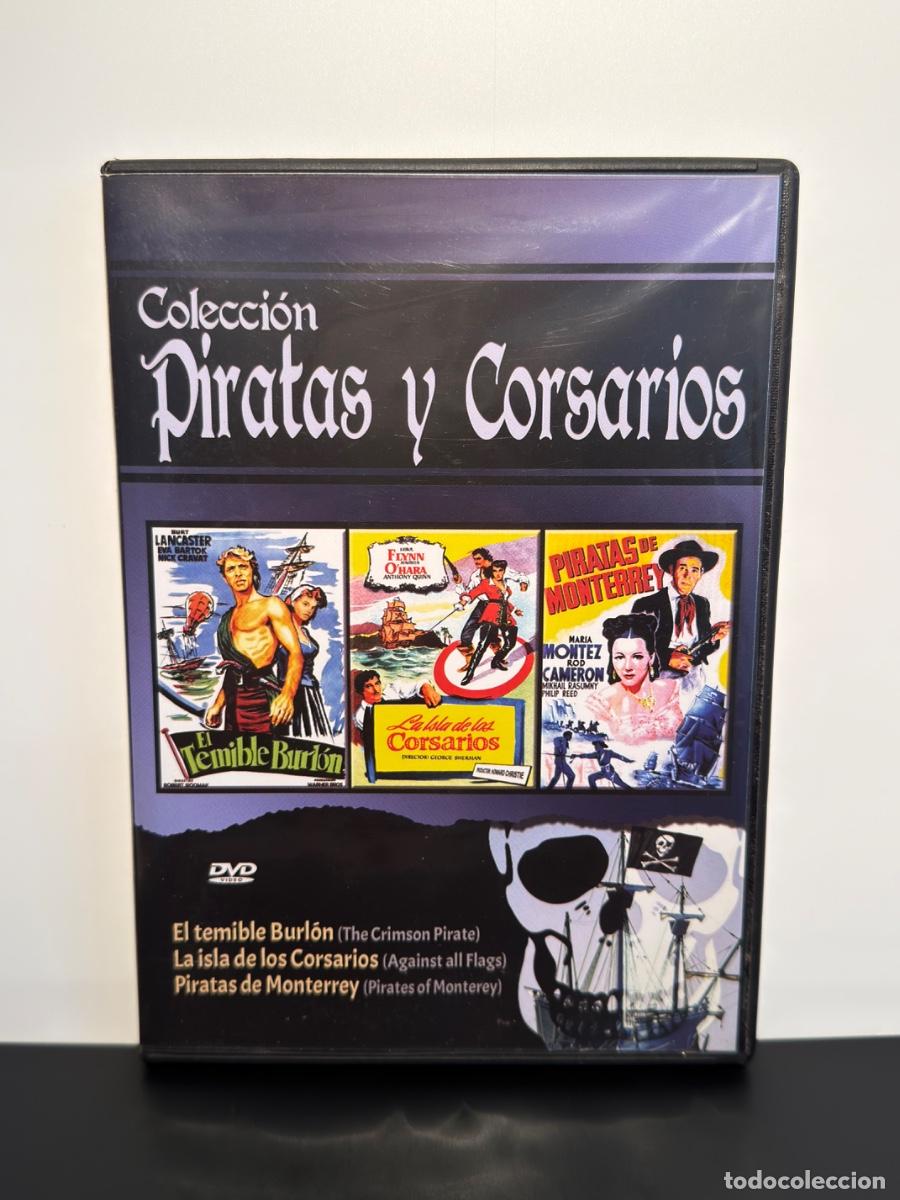 Cine: El Temible Burl&oacute;n + La Isla De Los Corsarios + Piratas y Monterrey (DVD)
