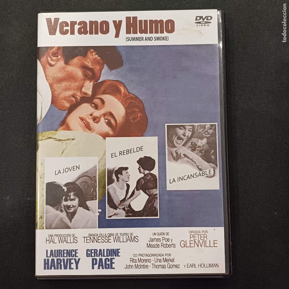 Cinema: VERANO Y HUMO/LAURENCE HARVYE/DVD.