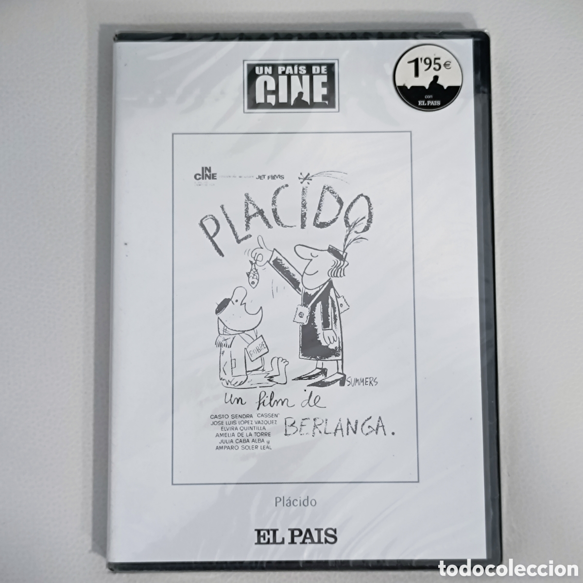 Cine: DVD &rdquo;Pl&aacute;cido&rdquo; precintado.