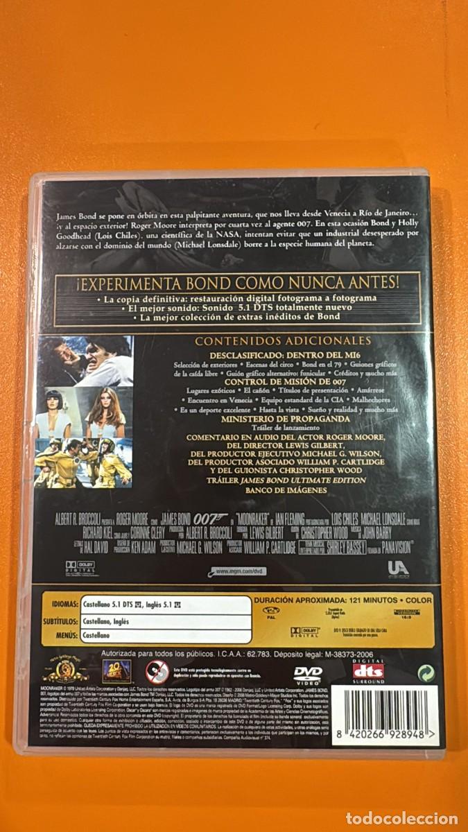 Cine: 007: Moonraker [DVD] - Foto 2