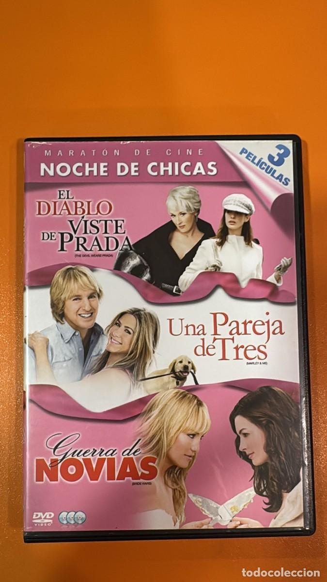 Cine: Maraton De Cine- Noche De Chicas 2:Guerra De Novias/ Una Pareja De Tres/ El Diablo Viste De Prada [D