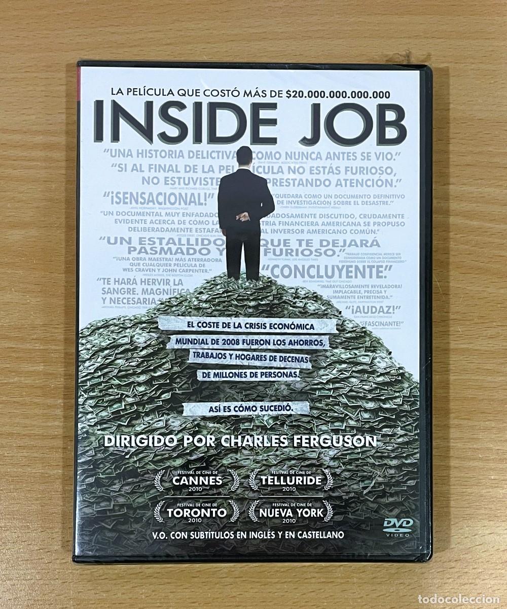 Cine: DVD SPEAK UP - CINE DOCUMENTAL SOBRE LA CRISIS ECON&Oacute;MICA DEL 2008 - INSIDE JOB (2010). PRECINTADO