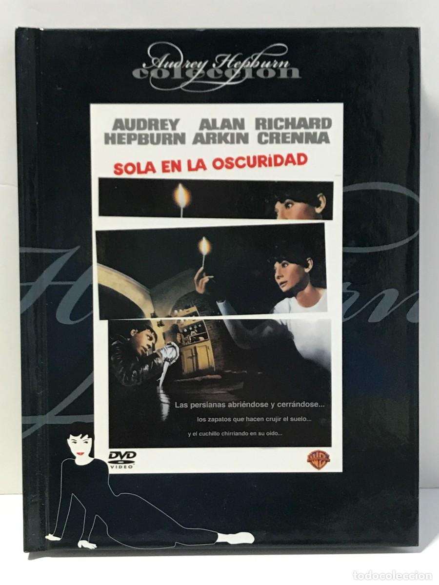 Cine: DVD + LIBRO COLECCION AUDREY HEPBURN - 8 SOLA EN LA OSCURIDAD