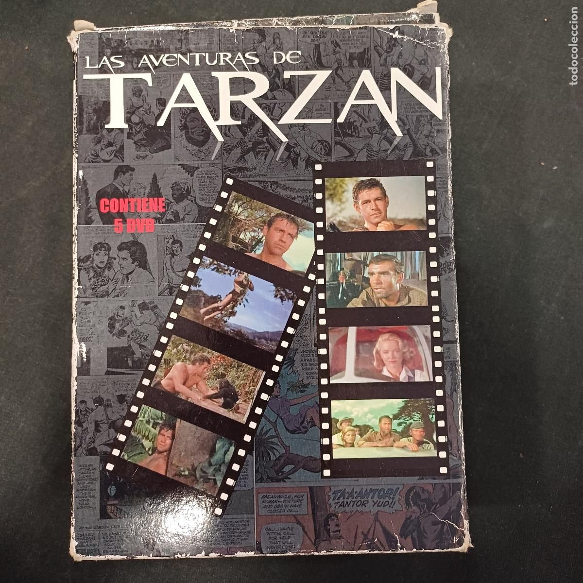 Cine: LAS AVENTURAS DE TARZAN/DVD PACK 5 DISCOS.