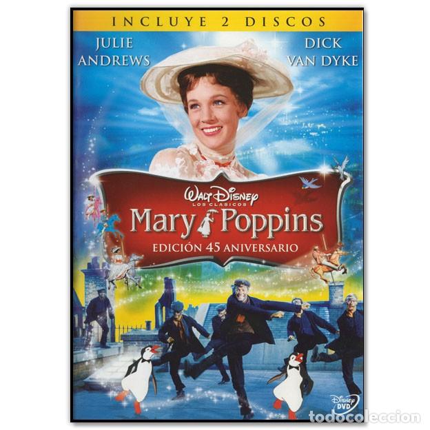 Cine: MARY POPPINS DVD (Familiar, Disney)