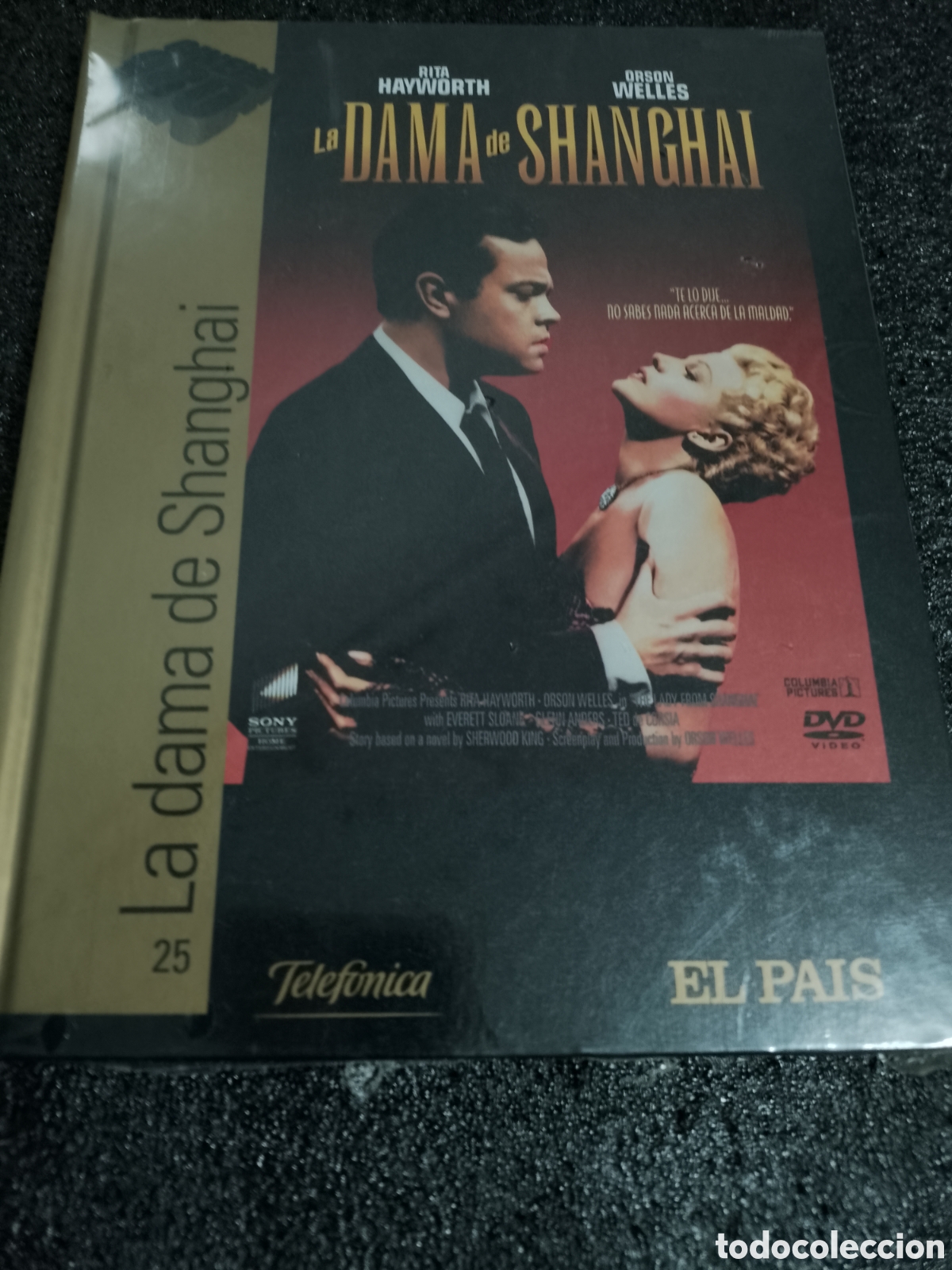 Cin&eacute;ma: LA DAMA DE SHANGHAI- ORSON WELLES- DVD LIBRO NUEVO PRECINTADO