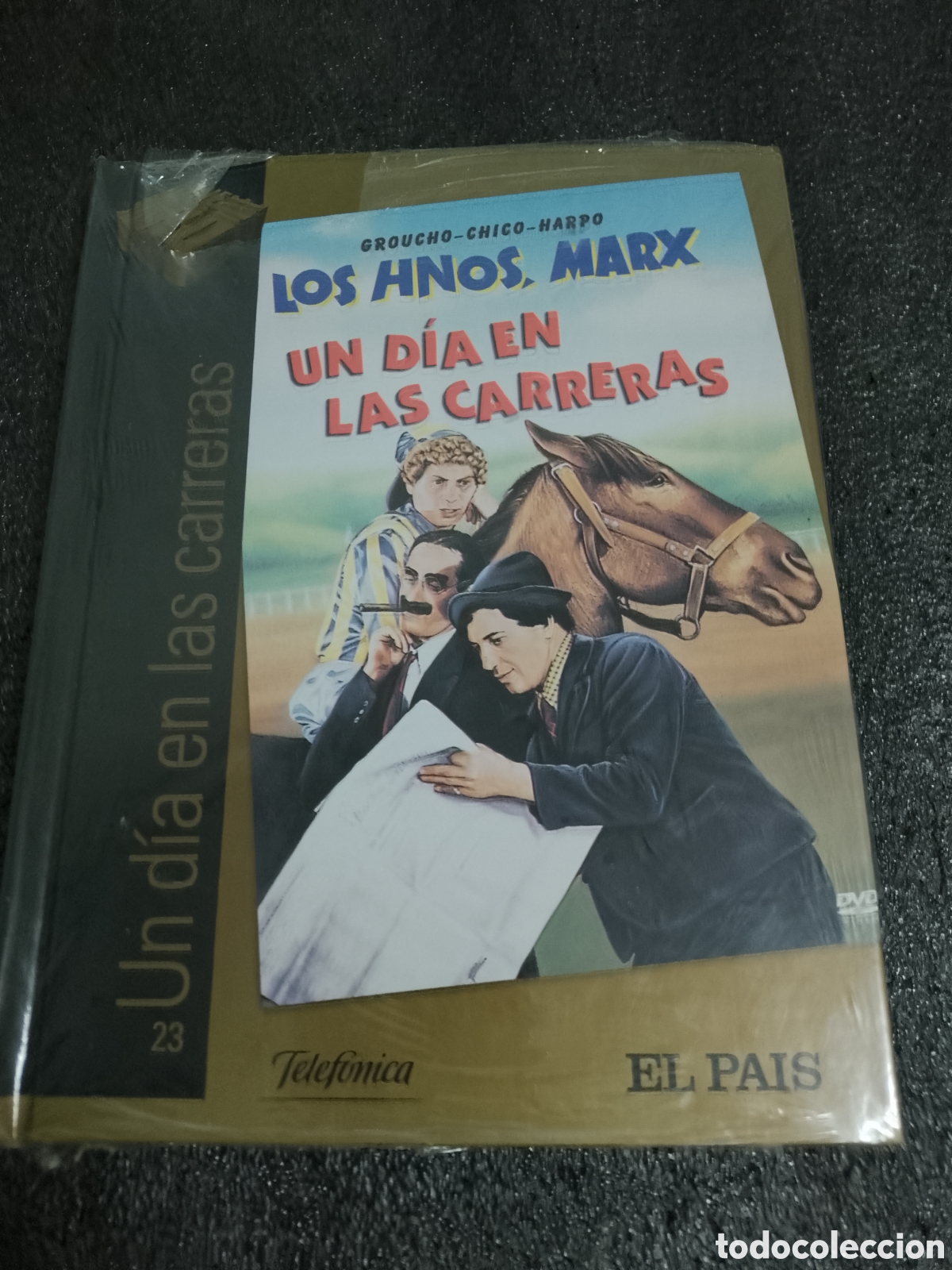 Cin&eacute;ma: UN DIA EN LAS CARRERAS - HERMANOS MARX - DVD LIBRO NUEVO PRECINTADO