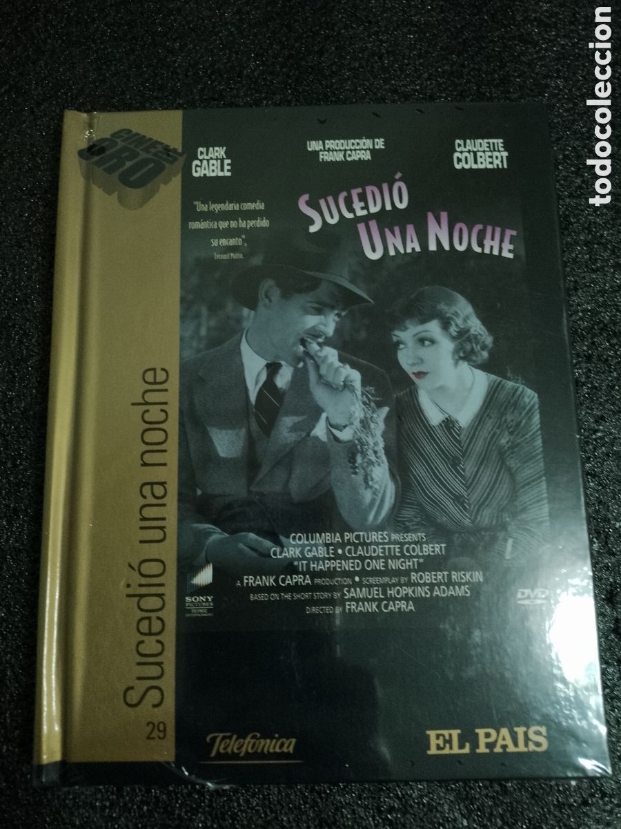 Cine: SUCEDIO UNA NOCHE - DVD LIBRO NUEVO PRECINTADO