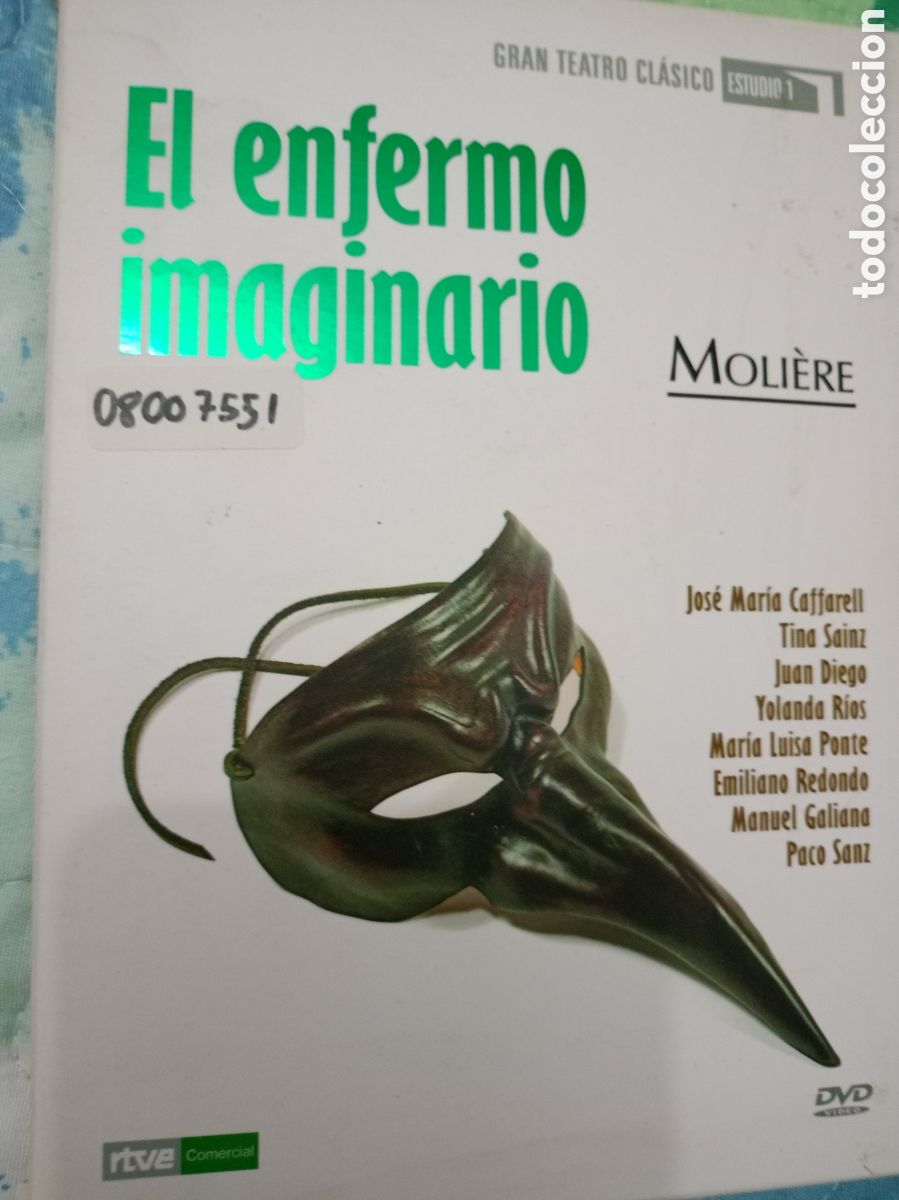 Cine: DVD el enfermo imaginario Gran teatro cl&aacute;sico