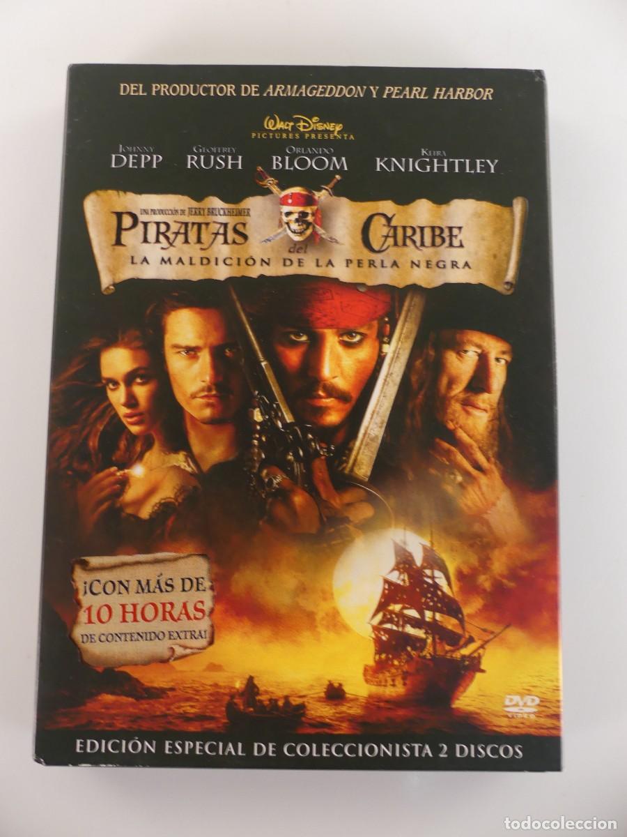 Cine: PACK DE 2 DVD&rsquo;S PIRATAS DEL CARIBE &ndash; LA MALDICION DE LA PERLA NEGRA
