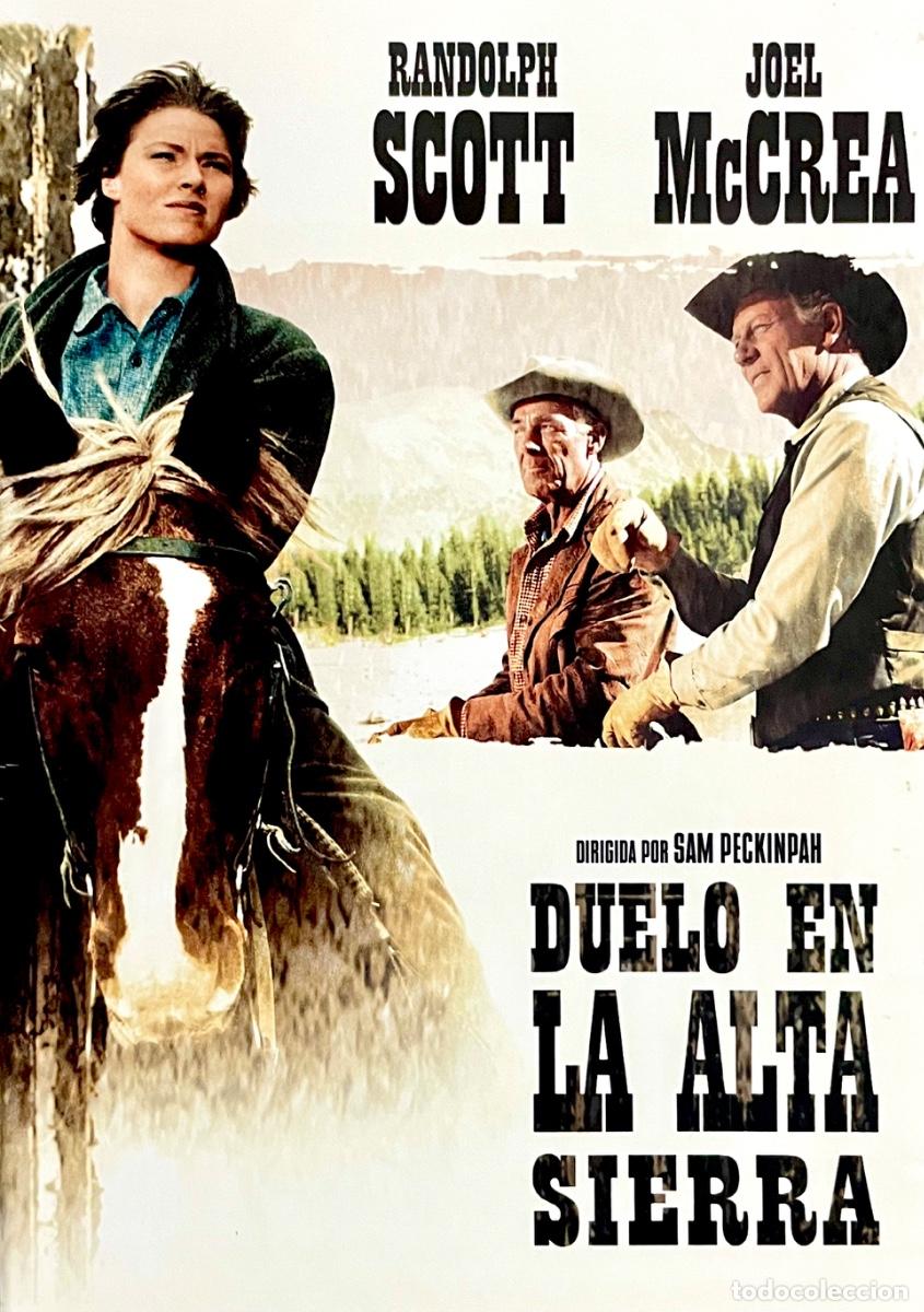Cine: DUELO EN ALTA SIERRA. Randolph Scott. Joel McCrea. James Drury. Warren Oates.. Sam Peckinpah.