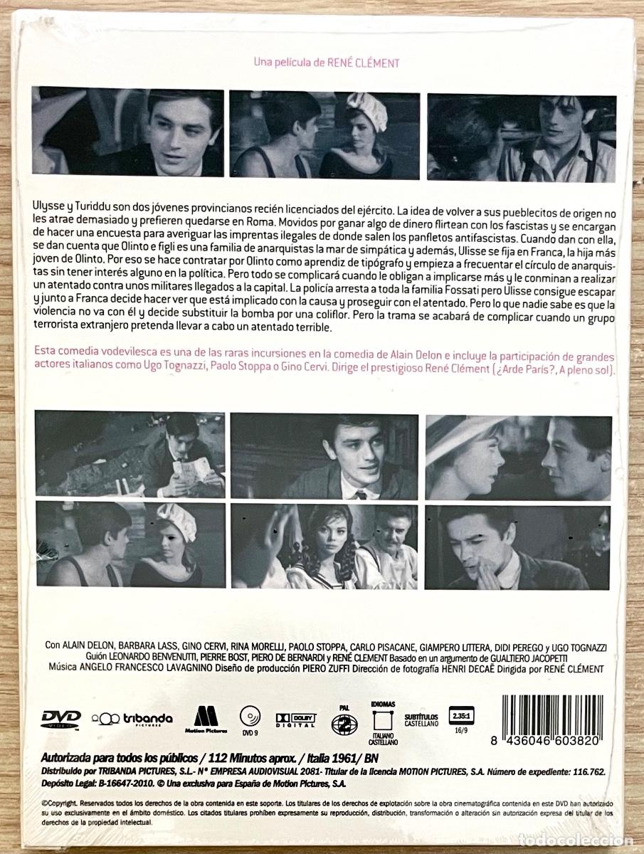 Cine: DVD. QU&Eacute; ALEGRIA VIVIR. Alain Delon. Gino Cervi. Paolo Stoppa. Ren&eacute; Clement. NUEVO Y PRECINTADO.