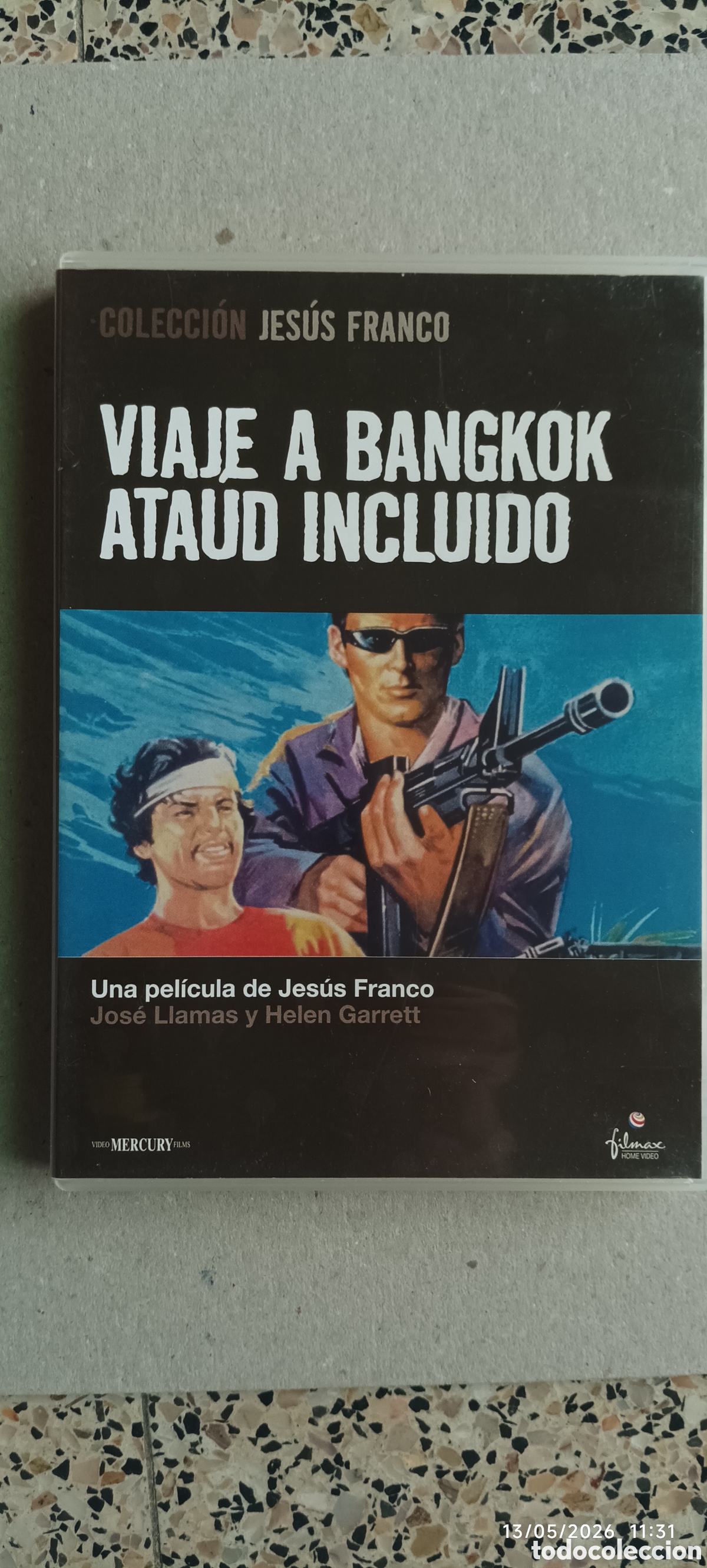 Cine: Viaje a Bangkok ata&uacute;d incluido Jes&uacute;s Franco dvd