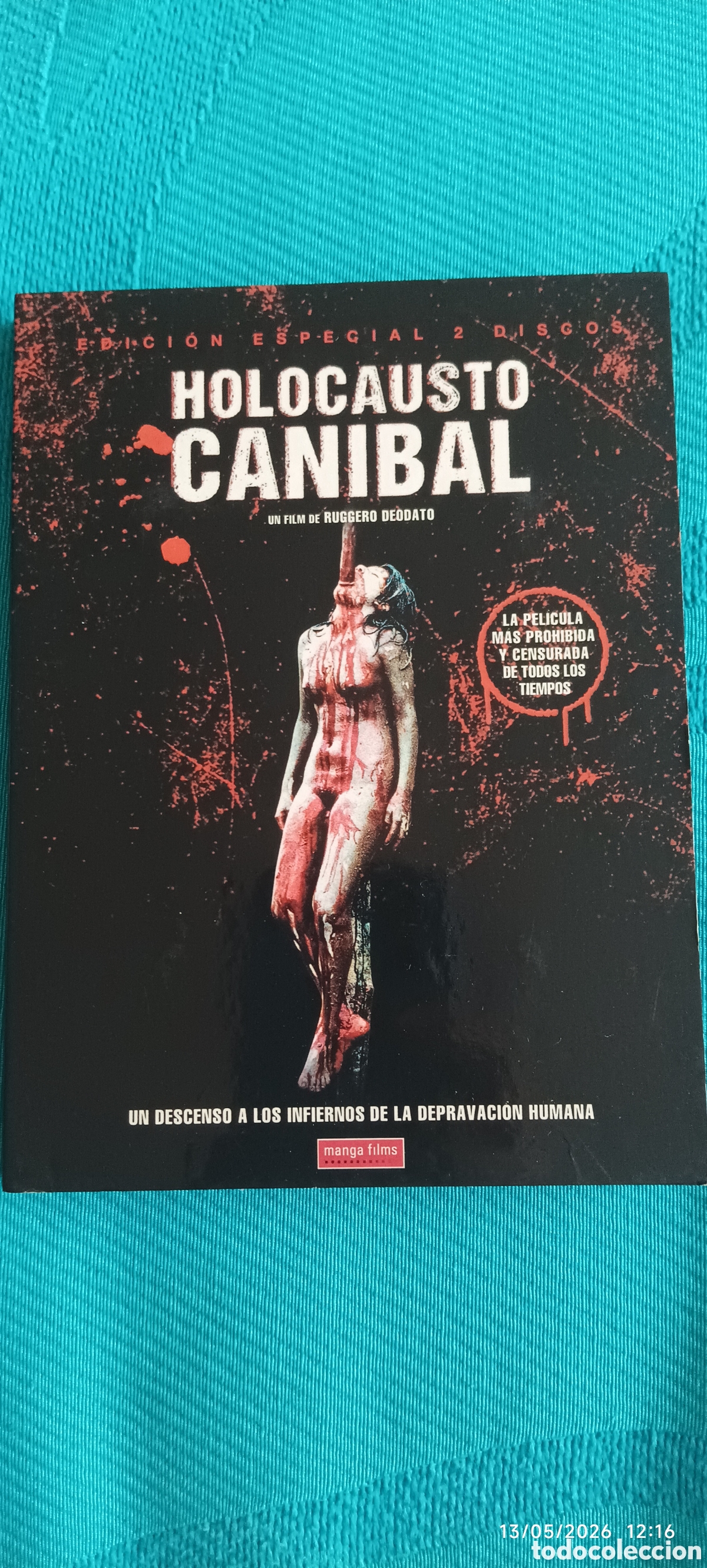 Cine: Holocausto canibal edici&oacute;n especial dos dvds