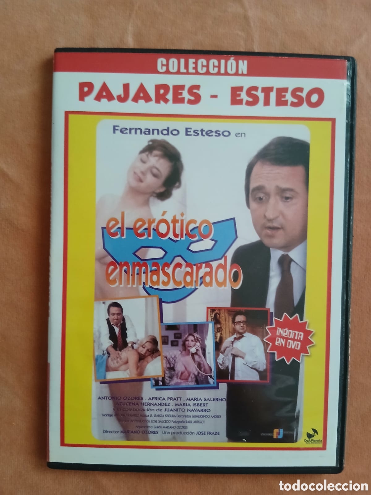 Cine: El Er&oacute;tico Enmascarado &bull; &Aacute;frica Pratt y Juanito Navarro &bull; Colecci&oacute;n Pajares-Esteso &bull; DVD