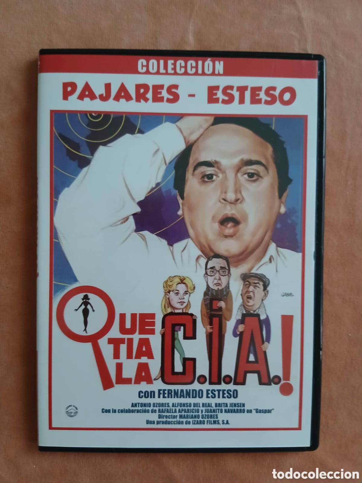 Cine: Qu&eacute; t&iacute;a la C.I.A. &bull; Brita Jensen, Fernando Esteso &bull; Colecci&oacute;n Pajares-Esteso &bull; DVD