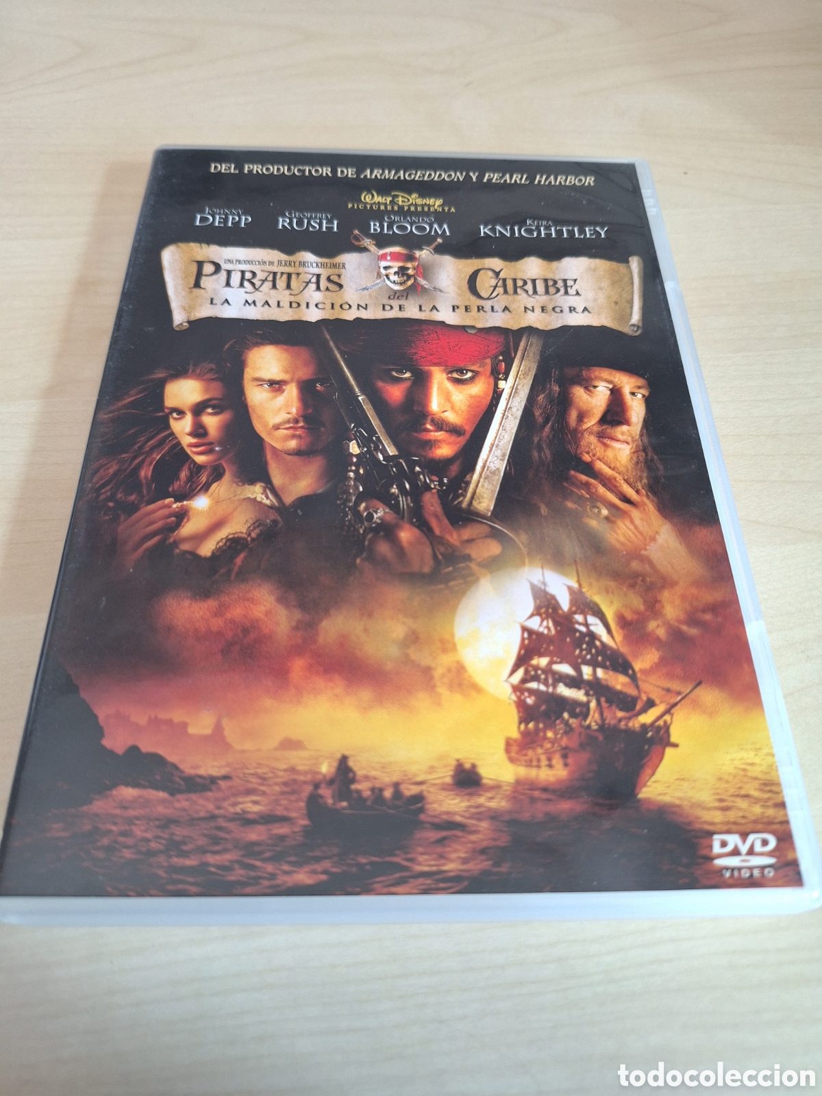 Cine: S166 piratas del caribe la maldicion de la perla negra DVD SEGUNDAMANO