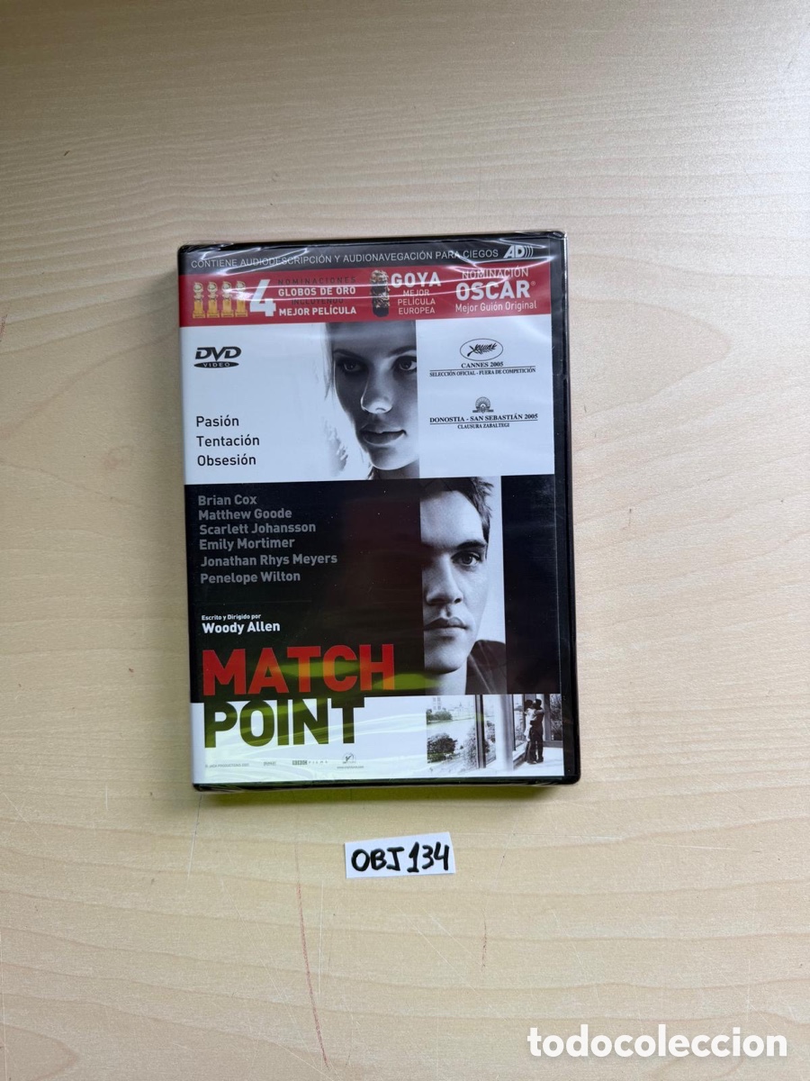 Cine: DVD oscar match point - Foto 1