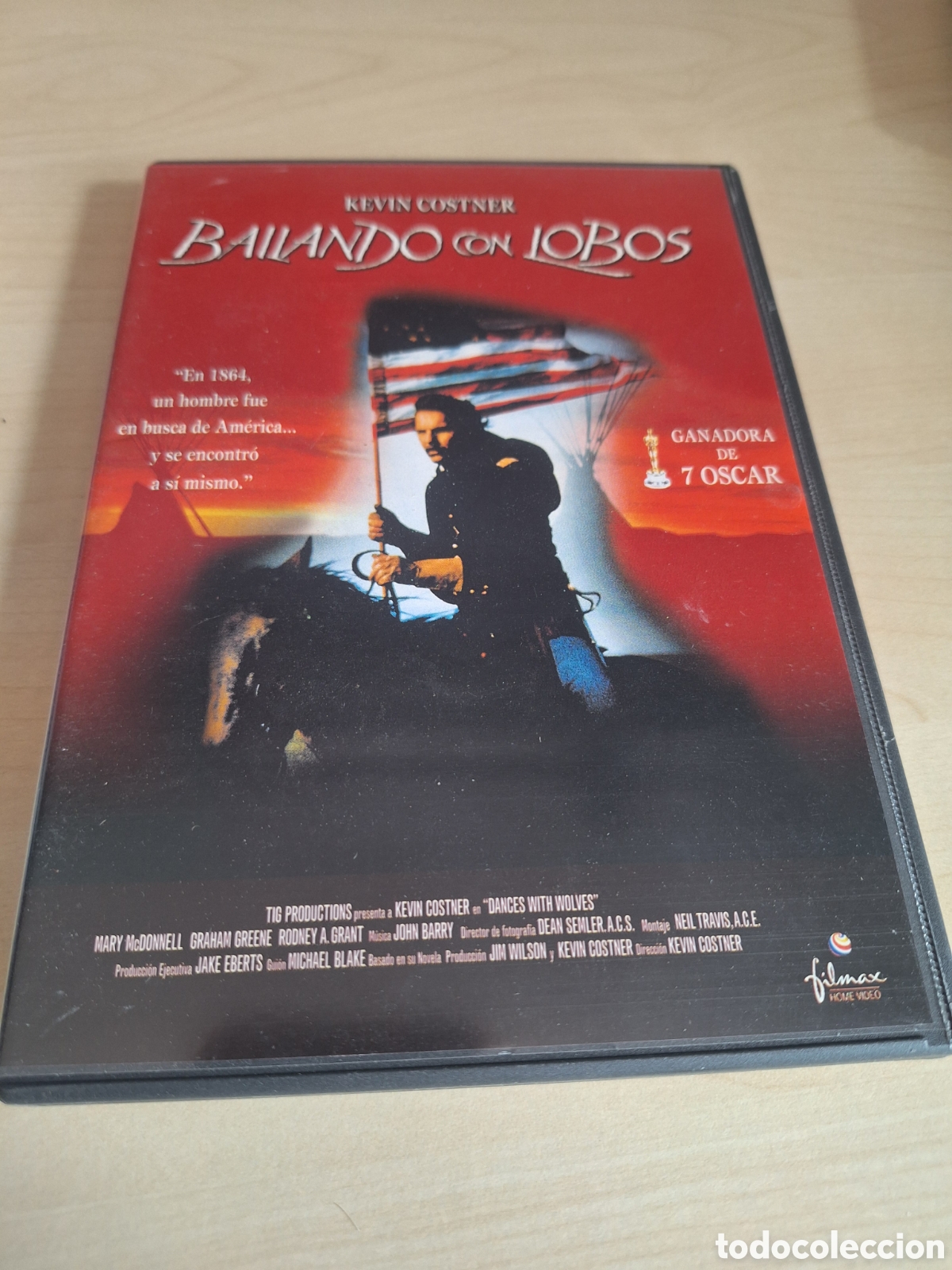 Cinema: S166 bailando con lobos DVD SEGUNDAMANO
