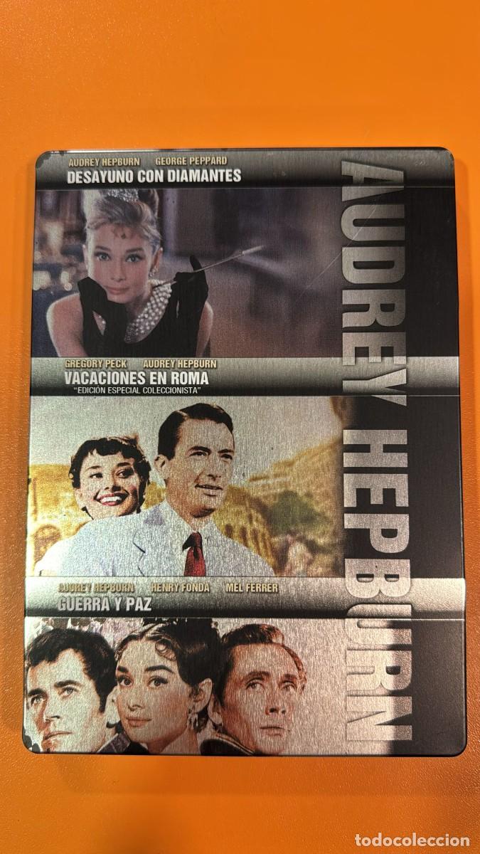 Cine: Pack Audrey Hepburn (Estuche met&aacute;lico) [DVD] &rdquo;uso&rdquo;