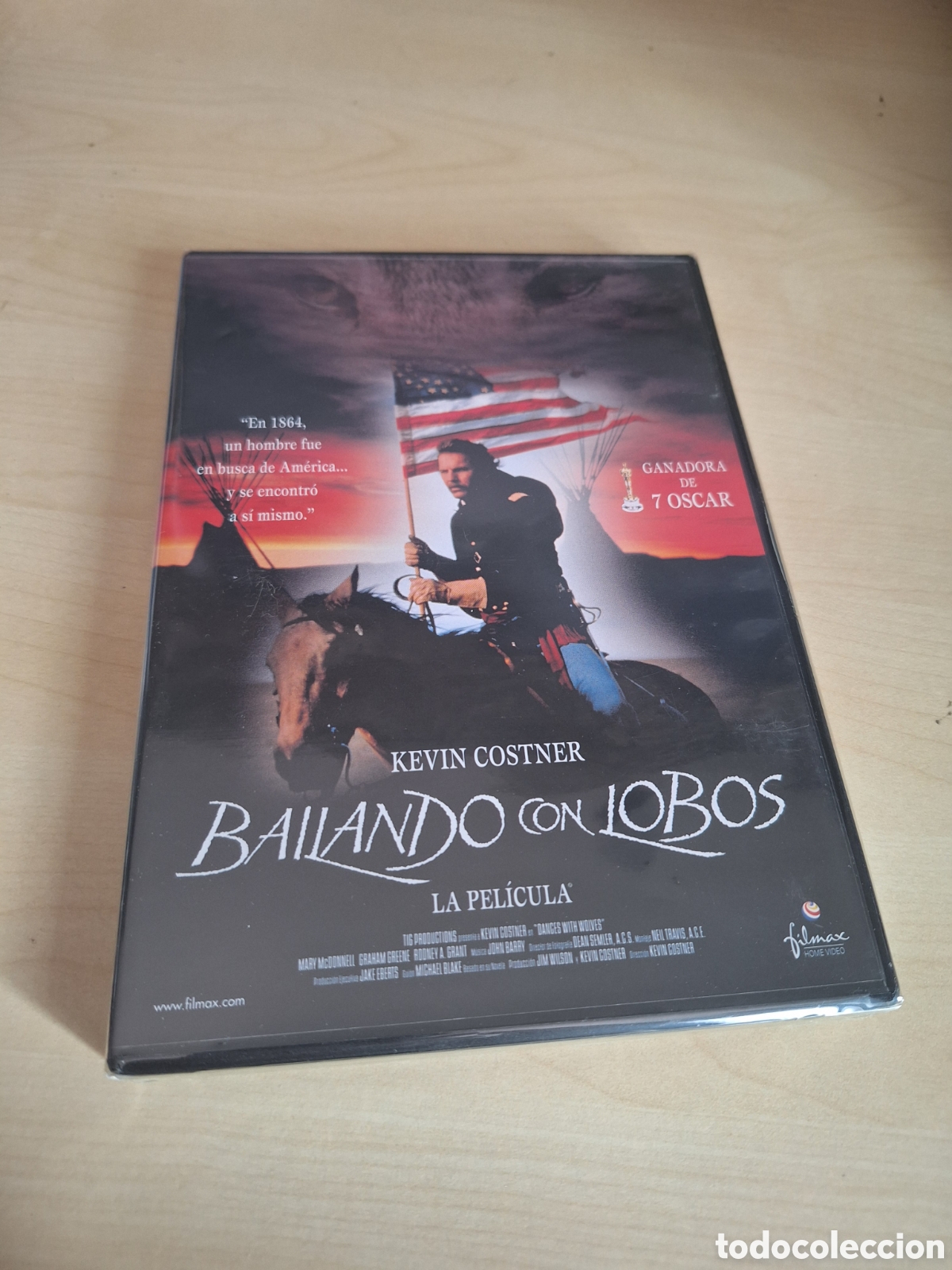 Cine: S79 bailando con lobos DVD SEGUNDAMANO