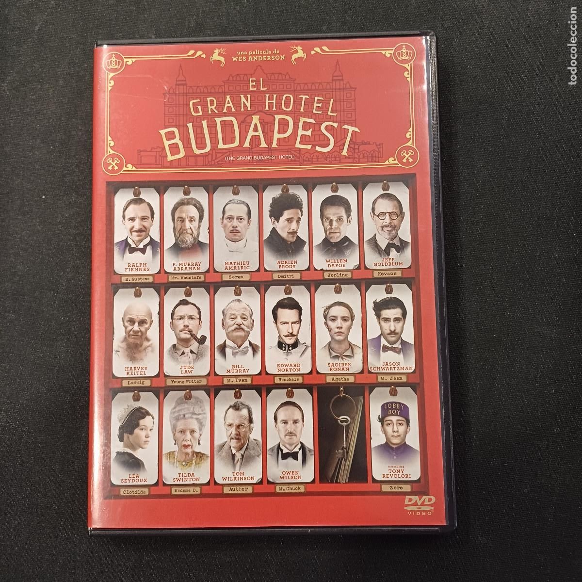Cine: EL GRAN HOTEL BUGAPEST/DVD.