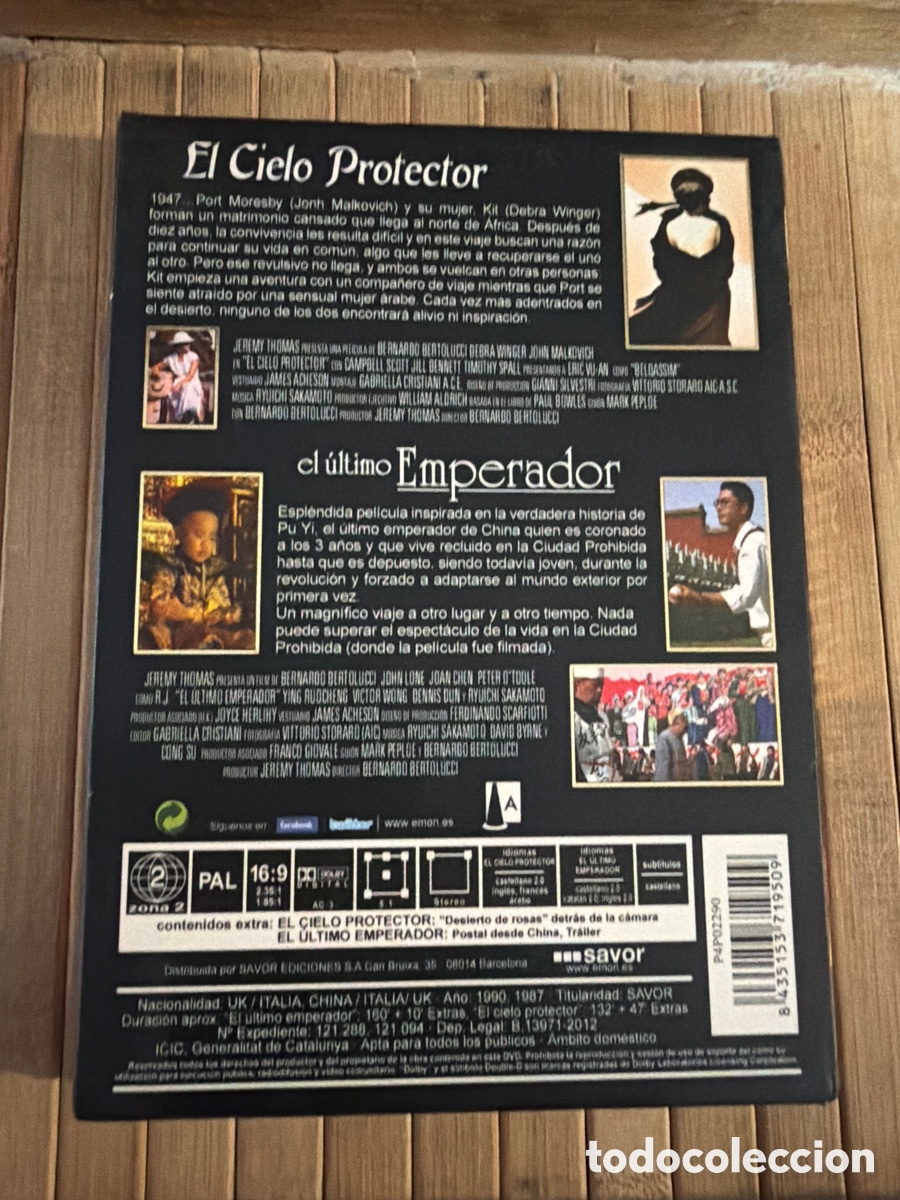 Cine: Pack Doble Bertolucci DVD SEMINUEVO - Foto 2