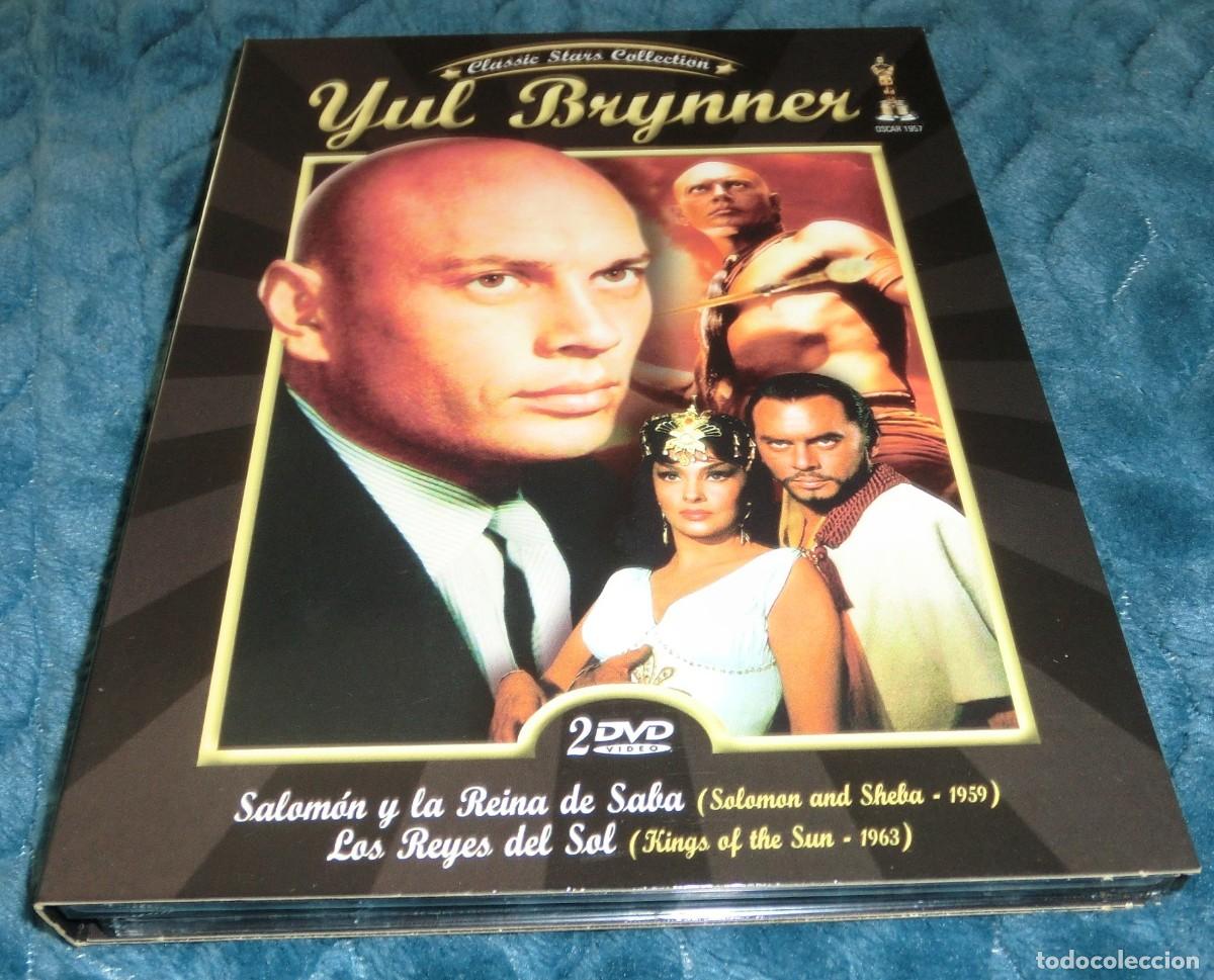 Cine: 2DVD&acute;S YUL BRYNNER SALOM&Oacute;N Y LA REINA DE SABA-LOS REYES DEL SOL (DE COLECCIONISTA- PERFECTO ESTADO)