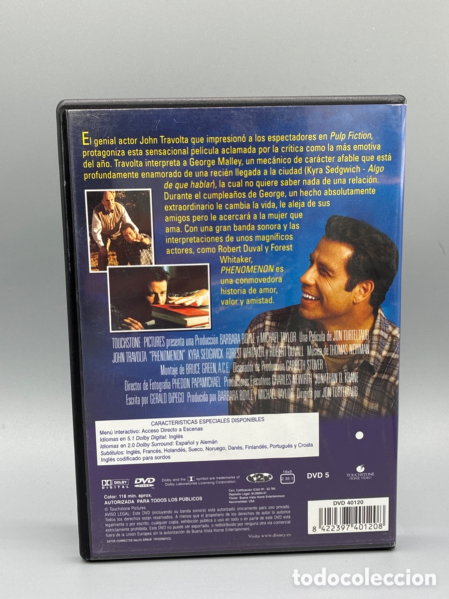 Cine: Phenomenon (John Travolta) DVD - Foto 2