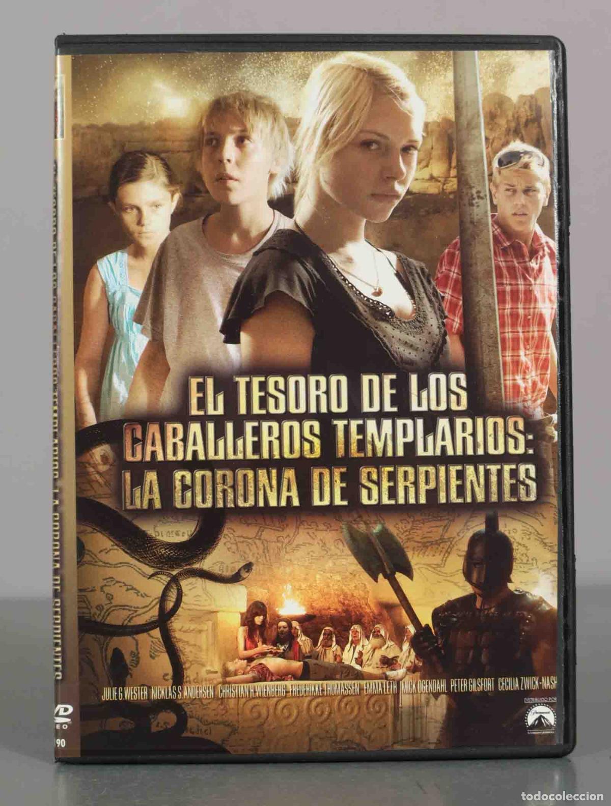 Cine: DVD. El tesoro de los caballeros templarios III: La corona de serpientes - Giacomo Campeotto, Julie
