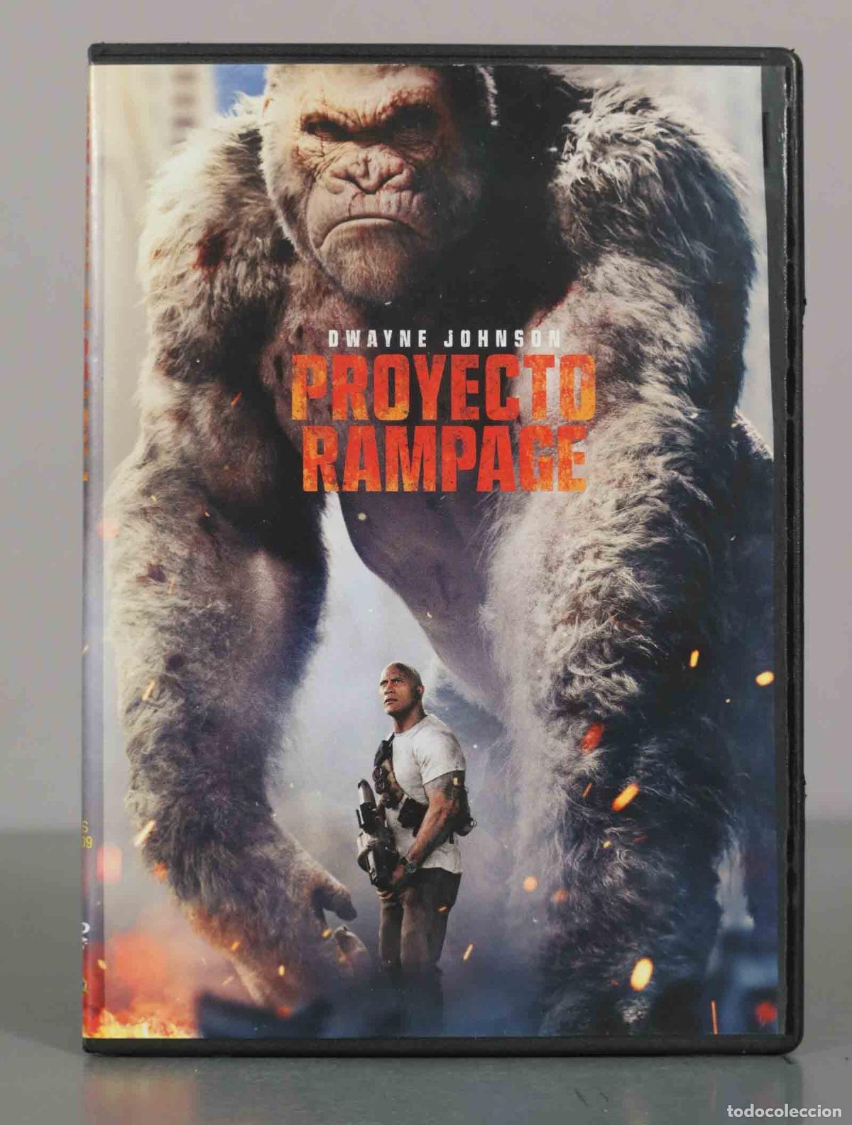 Cine: DVD. Proyecto Rampage - Brad Peyton, Dwayne Johnson, Naomie Harris, Malin Akerman, Jeffrey Dean Mor