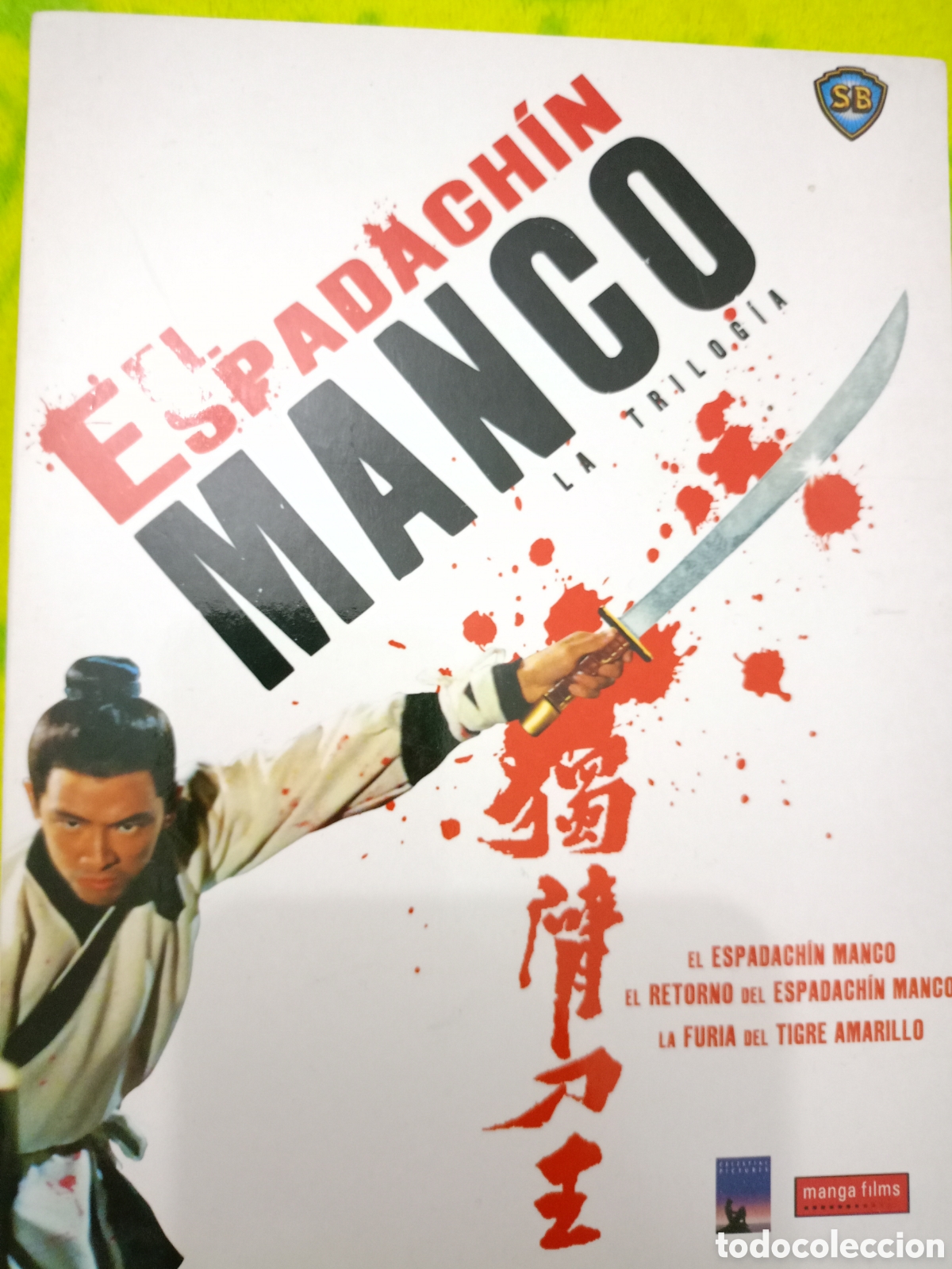 Cine: DVD El espadach&iacute;n manco - La trilog&iacute;a