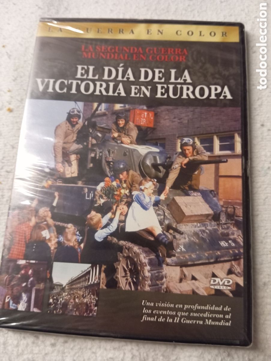Cine: DVD Documental &ldquo;El D&iacute;a de la Victoria en Europa&rdquo; &ndash; Segunda Guerra Mundial en Color | Guerra en Color