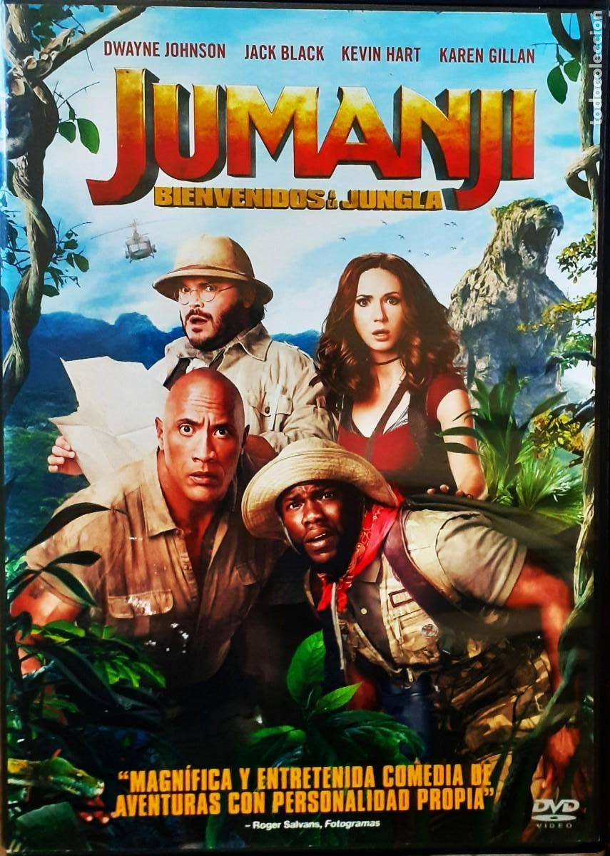 Cine: JUMANJI, PARTE 2. BIENVENIDOS A LA JUNGLA. CINE EN DVD. COLECCION.