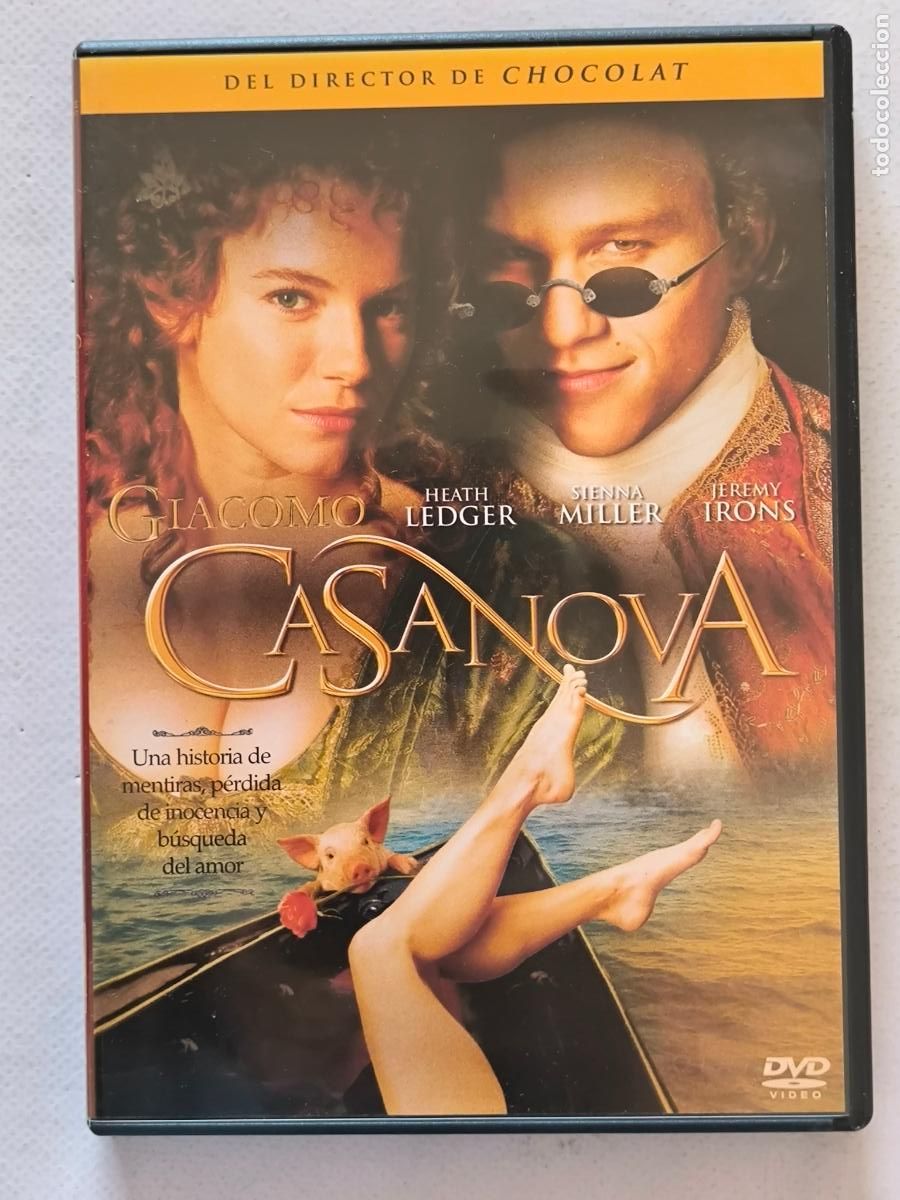 Cine: DVD GIACOMO CASANOVA - HEATH LEDGER, SIENNA MILLER (4F)