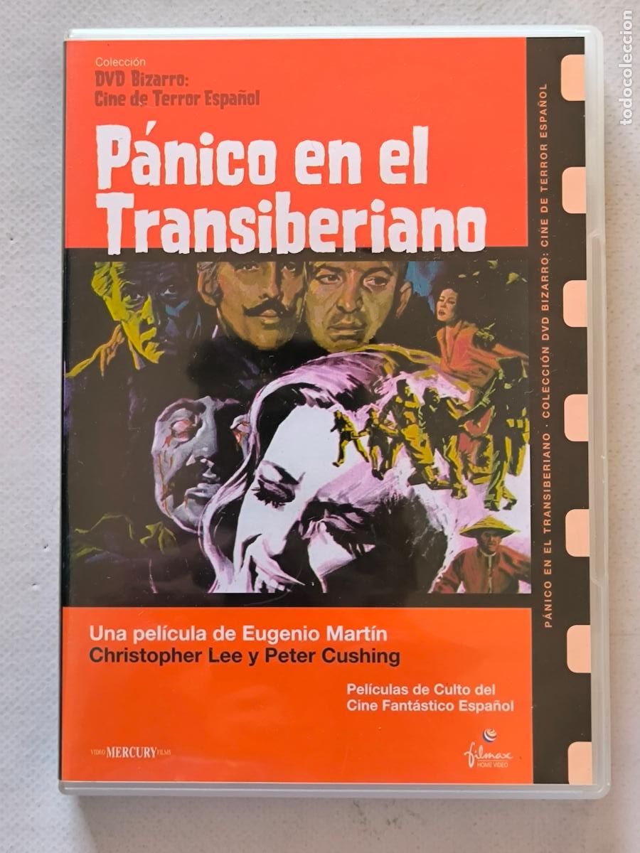Cine: DVD PANICO EN EL TRANSIBERIANO - CHRISTOPHER LEE, PETER CUSHING (4Fw)