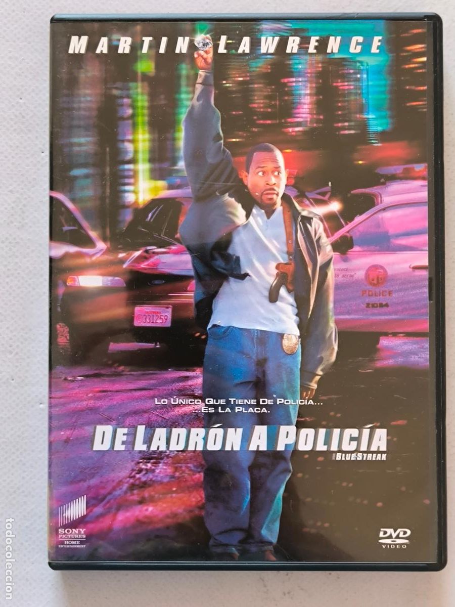 Cine: DVD DE LADRON A POLICIA (BLUE STREAK) - MARTIN LAWRENCE (4H)