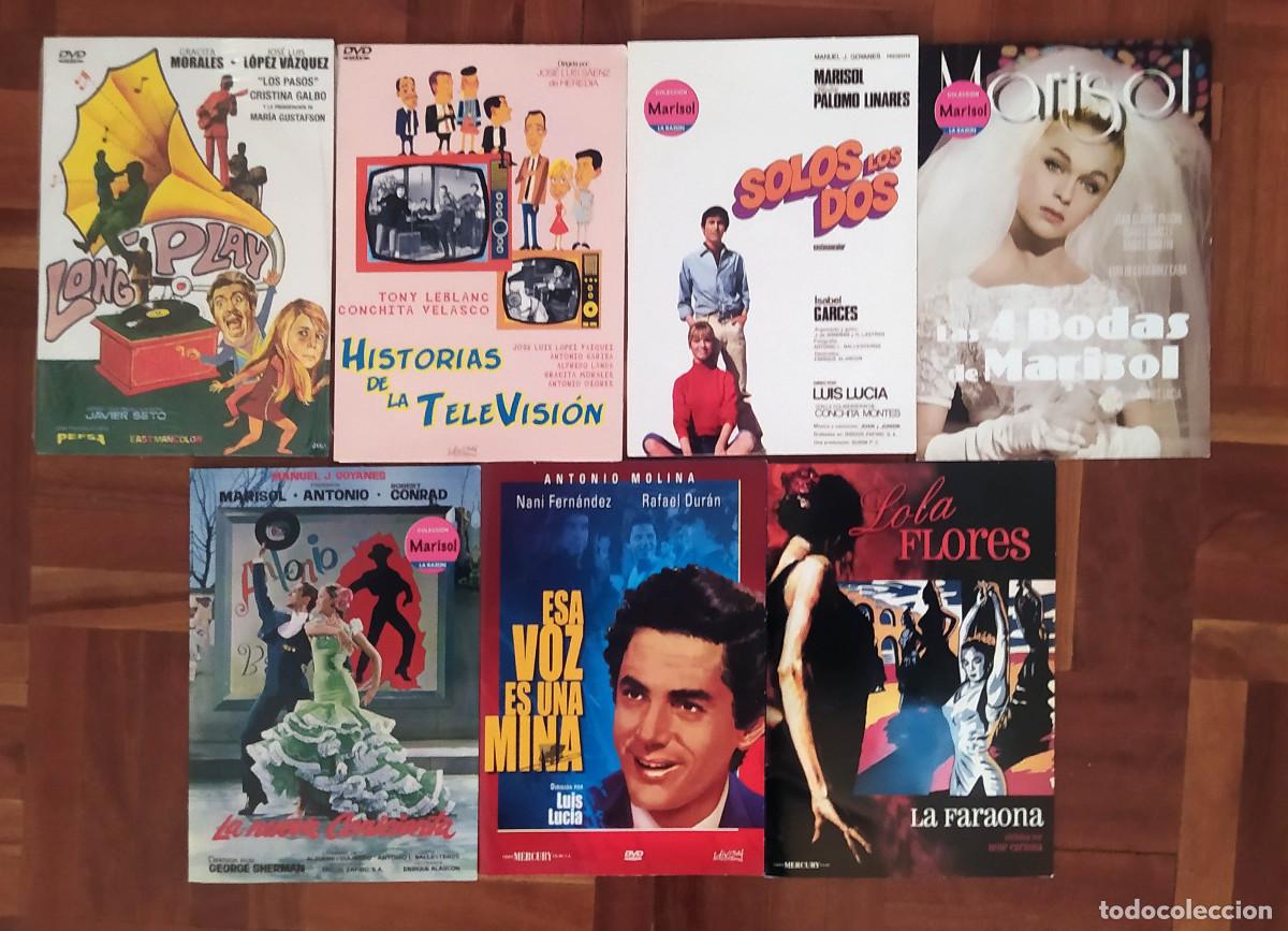 Cine: 7 DVD Marisol, Antonio Molina, Lola Flores, Jose Luis Lopez Vazquez etc.