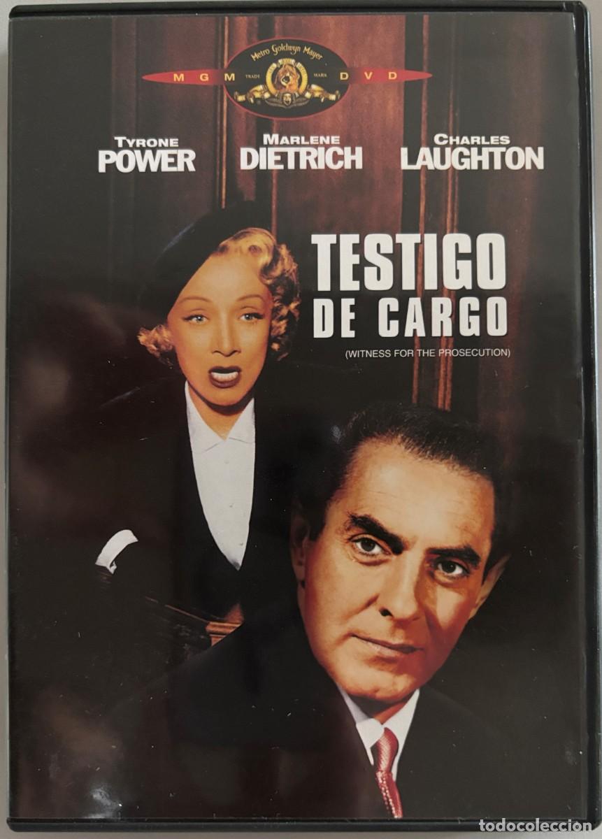 Cine: TESTIGO DE CARGO (1957) TYRONE POWER, MARLENE DIETRICH, CHARLES LAUGHTON -FILM BILLI WILDER