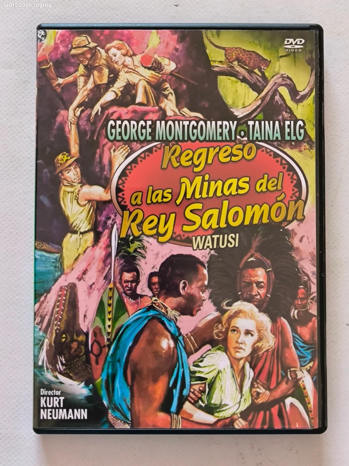 Cine: DVD REGRESO A LAS MINAS DEL REY SALOMON (WATUSI) - KURT NEUMANN (4Nw)