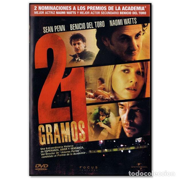 Cine: 21 GRAMOS DVD (Drama, Benicio del Toro)