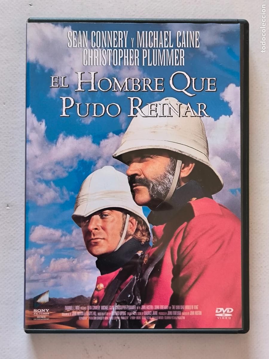 Cine: DVD EL HOMBRE QUE PUDO REINAR - SEAN CONNERY, MICHAEL CAINE (4P)