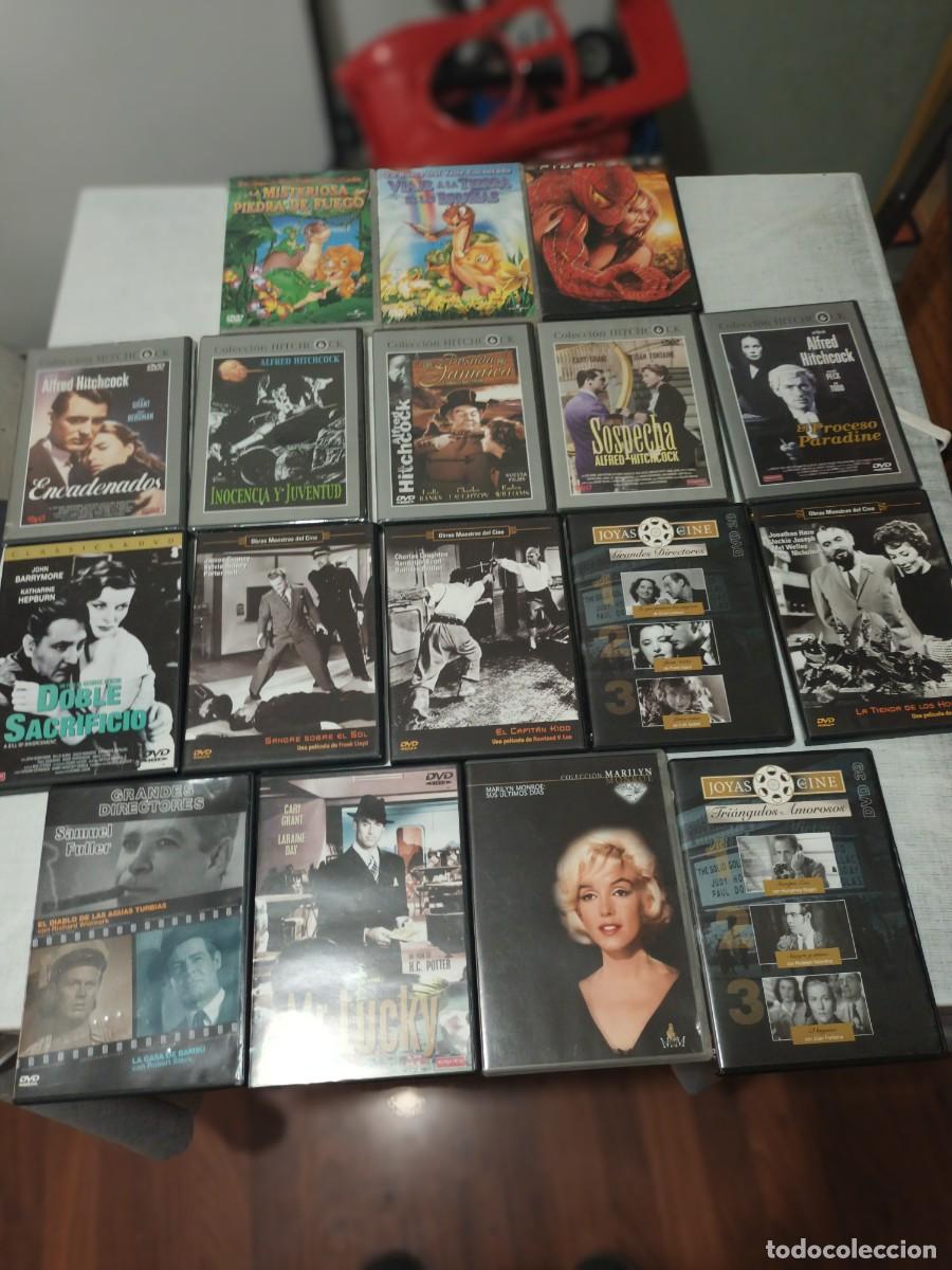 Cine: LOTE DE PELICULAS DVD HITCHCOCK,CLASICO E INFANTILES.