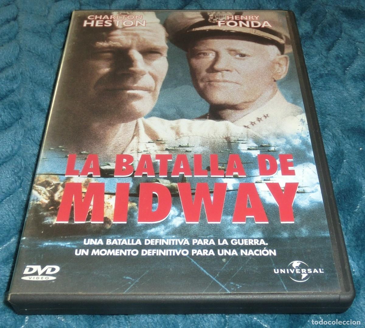 Cine: DVD LA BATALLA DE MIDWAY-CHARLTON HESTON/HENRY FONDA (DE COLECCIONISTA- PERFECTO ESTADO-UN S&Oacute;LO USO)