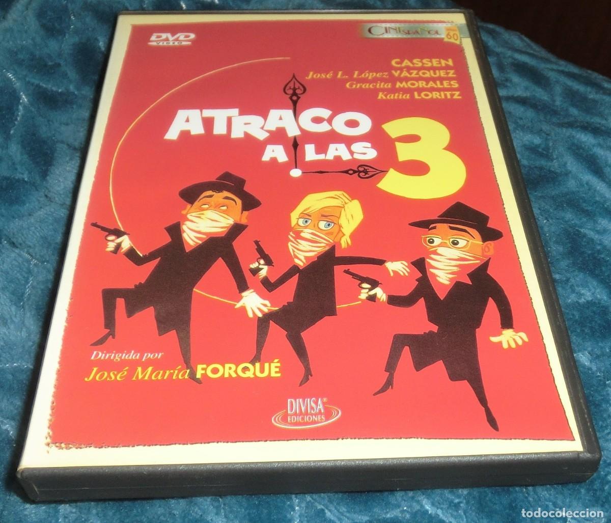 Cine: DVD ATRACO A LAS 3 - CASSEN/GRACITA MORALES (DE COLECCIONISTA- PERFECTO ESTADO-UN S&Oacute;LO USO)