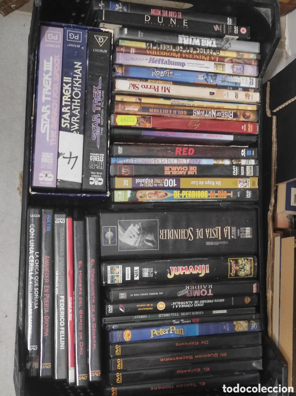 Cine: LOTE 7 cajas Pel&iacute;culas DVD y alg&uacute;n VHS (PEDIDO M&Iacute;NIMO 10&euro; = 5 pel&iacute;culas a elegir)