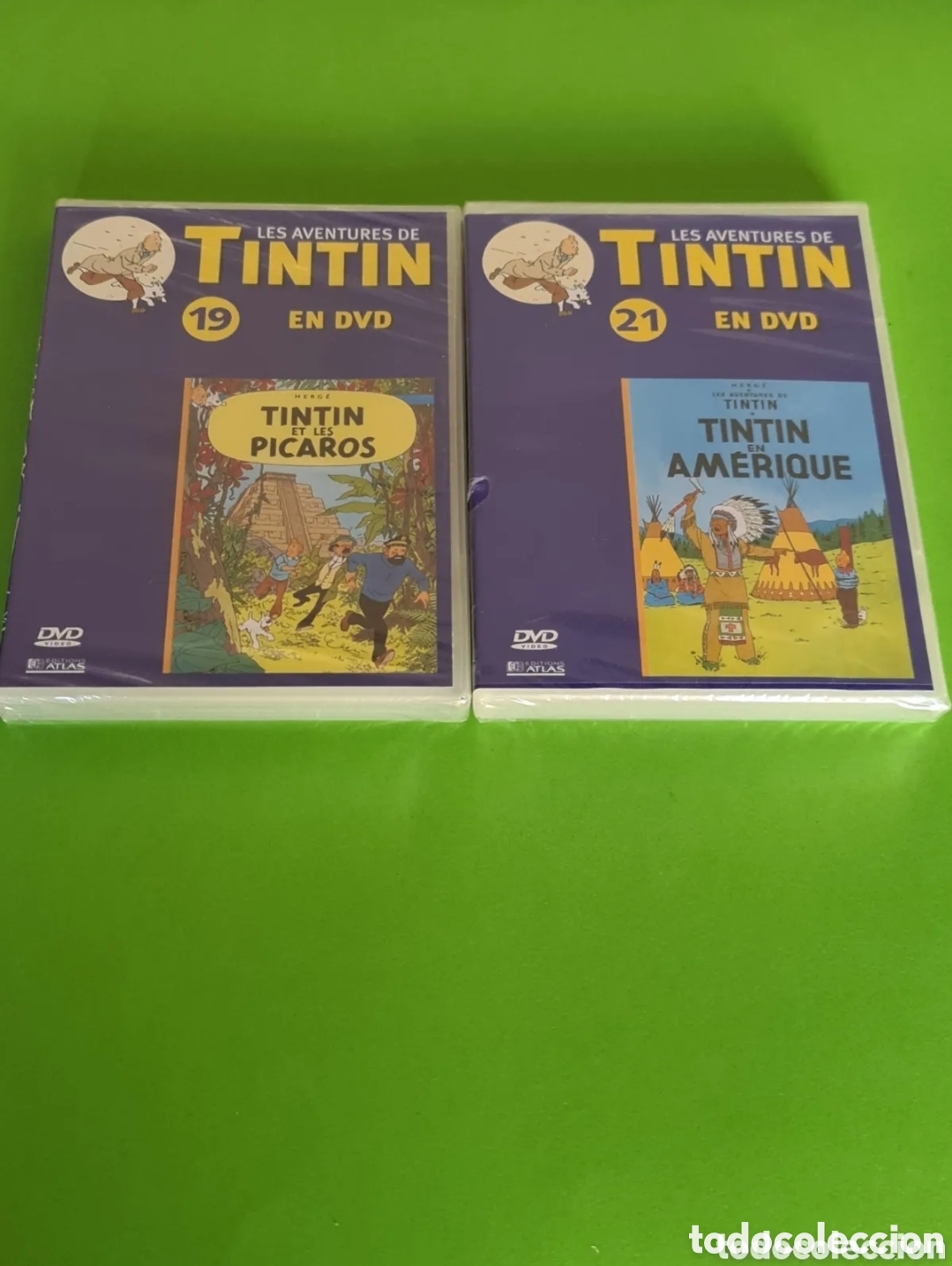 Cine: Lote dos DVD TINTIN. Nuevos. En Franc&eacute;s.