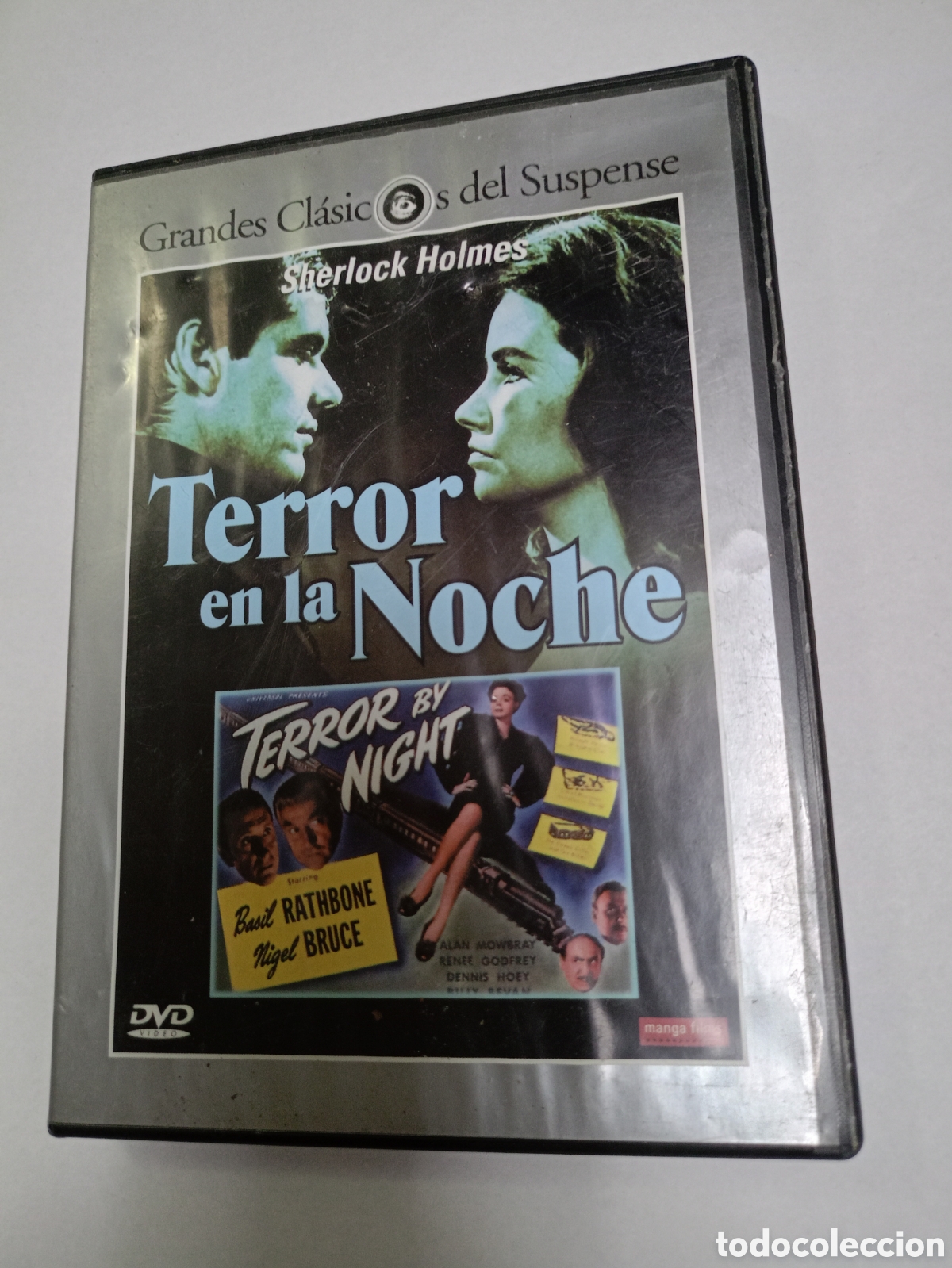 Cinema: Terror en la noche / Sherlock Holmes / Basil Rathbone / Roy W. Neill / G. Cl&aacute;sicos Suspense / DVD